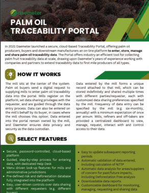 Palm Oil Traceability Portal